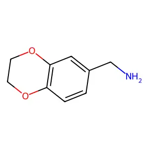 2,3-二氢-1,4-苯并二噁英-6-甲胺 structure
