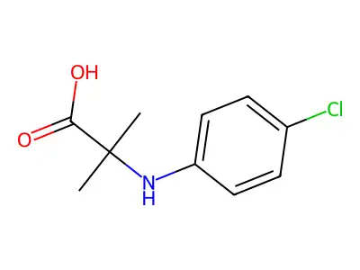 Alanine, N-(4-chlorophenyl)-2-methyl- structure