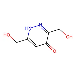 3,6-bis(hydroxymethyl)-1H-pyridazin-4-one structure