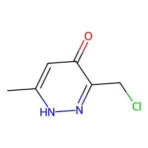 3-(Chloromethyl)-6-methylpyridazin-4(1H)-one structure