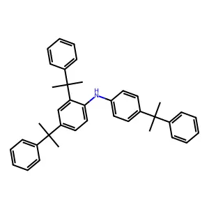 2,4-bis(2-phenylpropan-2-yl)-N-[4-(2-phenylpropan-2-yl)phenyl]aniline structure