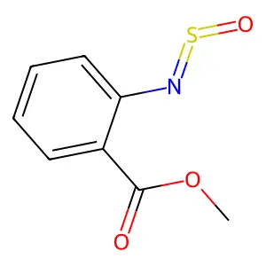 Benzoic acid, 2-(sulfinylamino)-, methyl ester structure