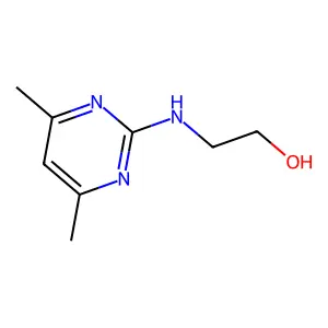 2-[(4,6-Dimethyl-2-pyrimidinyl)amino]-ethanol structure