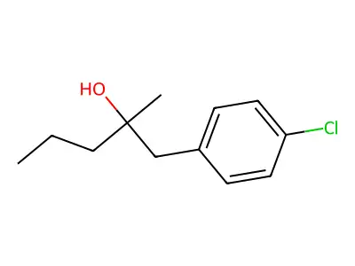 1-(4-Chlorophenyl)-2-methylpentan-2-ol structure