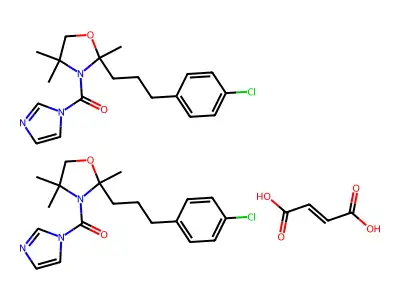 Oxpoconazole fumarate structure
