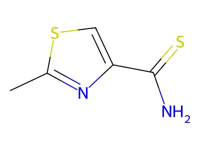 2-Methylthiazole-4-carbothioamide structure
