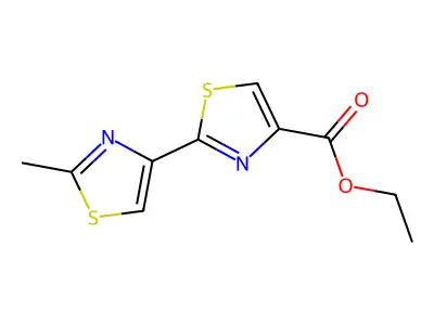 Ethyl 2'-Methyl-[2,4'-bithiazole]-4-carboxylate structure