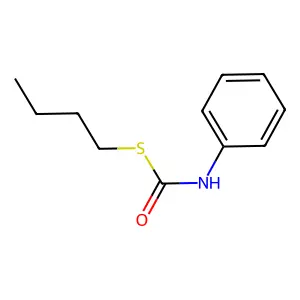 S-butyl phenylthiocarbamate structure