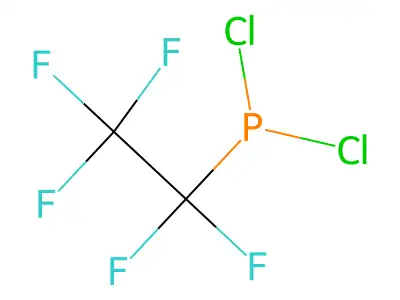 Dichloro(1,1,2,2,2-pentafluoroethyl)phosphane structure