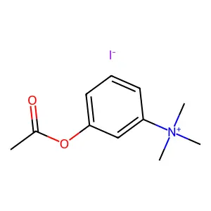 Benzenaminium, 3-(acetyloxy)-N,N,N-trimethyl-, iodide (1:1) structure