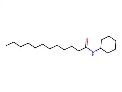 N-cyclohexyldodecanamide structure