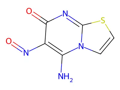 5-amino-6-nitroso-7H-[1,3]thiazolo[3,2-a]pyrimidin-7-one structure
