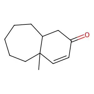 2H-Benzocyclohepten-2-one, 1,4a,5,6,7,8,9,9a-octahydro-4a-methyl-, trans- structure