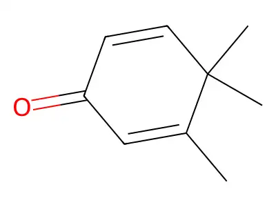 2,5-Cyclohexadien-1-one, 3,4,4-trimethyl- structure