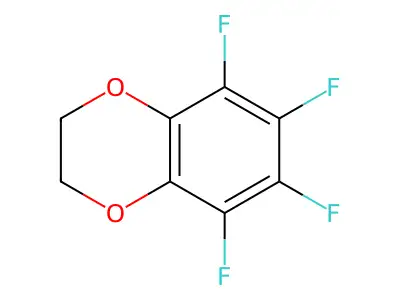5,6,7,8-Tetrafluorobenzo-1,4-dioxane structure