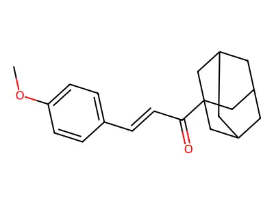 1-(1-Adamantyl)-3-(4-methoxyphenyl)prop-2-en-1-one structure