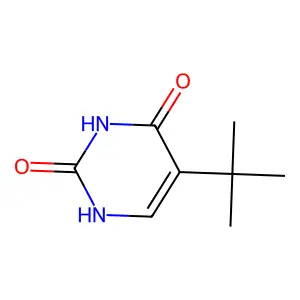 2,4(1H,3H)-Pyrimidinedione, 5-(1,1-dimethylethyl)- structure