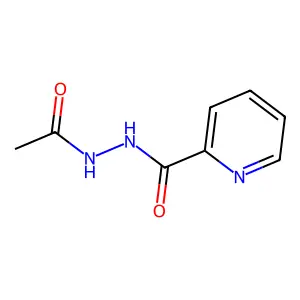 2-吡啶甲酸2-乙酰基酰肼 structure