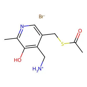 吡哆胺-5-硫代乙酸氢溴酸盐 structure