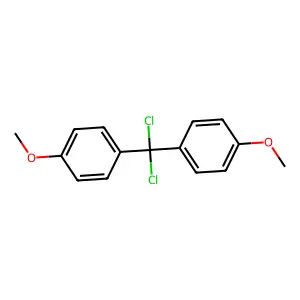 Bis(4-methoxyphenyl)dichloromethane structure