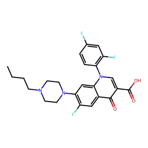 Quinolone der. structure