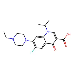 Quinolone der. structure
