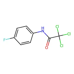 2,2,2-trichloro-N-(4-fluorophenyl)acetamide structure