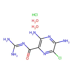 Amiloride Hydrochloride structure