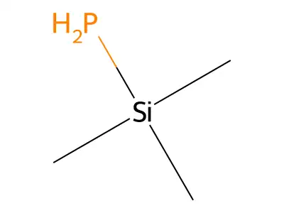 Phosphine, (trimethylsilyl)- structure