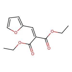 Diethyl furfurylidenemalonate structure