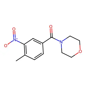 4-(4-Methyl-3-nitrobenzoyl)morpholine structure