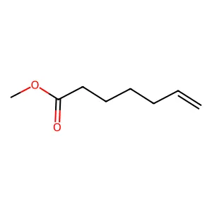Methyl 6-heptenoate structure