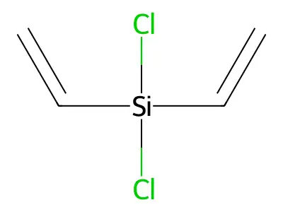 Dichlorodivinylsilane structure
