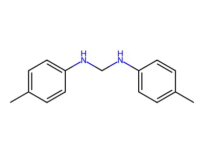 Methanediamine, N,N'-bis(4-methylphenyl)- structure