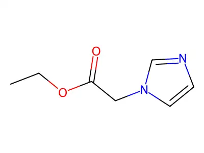 ethyl 2-(1H-imidazol-1-yl)acetate structure