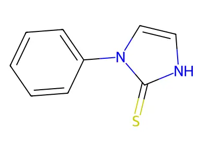 1-phenyl-1H-imidazole-2-thiol structure