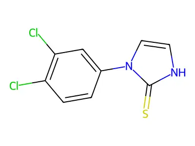1-(4-chlorophenyl)-1H-imidazole-2-thiol structure