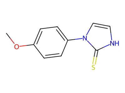 1-(4-methoxyphenyl)-1H-imidazole-2-thiol structure