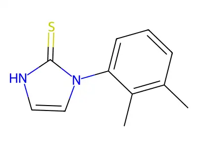 1-(2,3-dimethylphenyl)-1H-imidazole-2-thiol structure