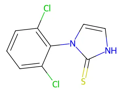 3-(2,6-dichlorophenyl)-1H-imidazole-2-thione structure