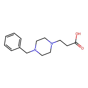 3-(4-Benzylpiperazin-1-yl)propanoic acid structure