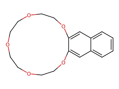 2,3-Naphtho-15-crown-5 structure
