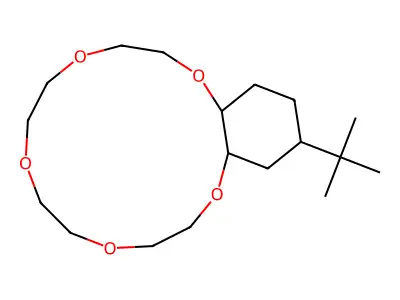 4-tert-Butylcyclohexano-15-crown-5 structure