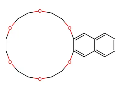 Naphtho-18-crown-6 structure