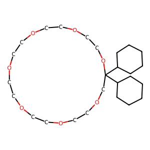 Dicyclohexyl 21-crown-7 structure