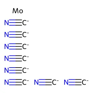 Molybdenum octacyanide structure