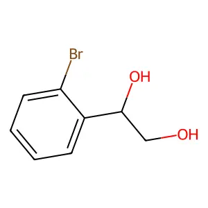 1,2-Ethanediol, 1-(2-bromophenyl)- structure