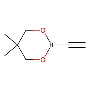 2-Ethynyl-5,5-dimethyl-1,3,2-dioxaborinane structure