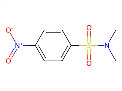 N,N-dimethyl-4-nitrobenzenesulfonamide structure