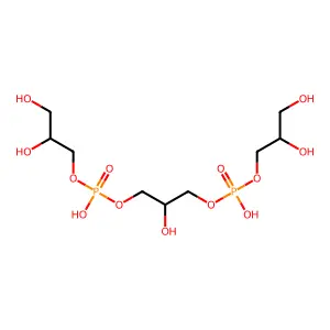 Bis(glycerophospho)glycerol structure